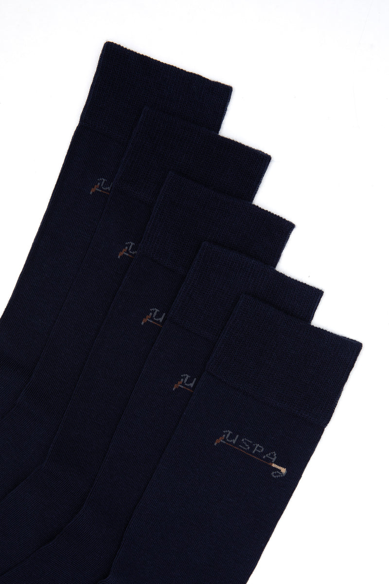 Set 5 Perechi Sosete Barbat Pe Bleumarin