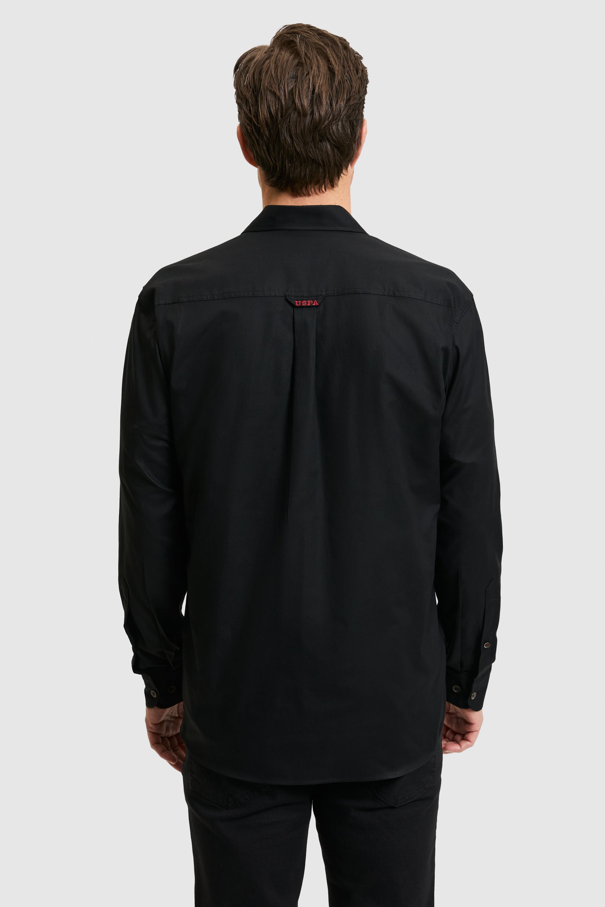 Cămașă Bărbați Negru Cu Logo Colorat
