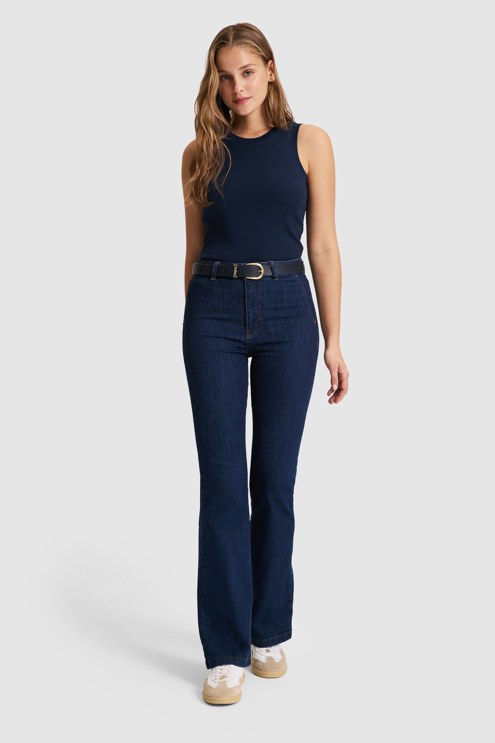 Tricou Damă Bleumarin Fără Mâneci 