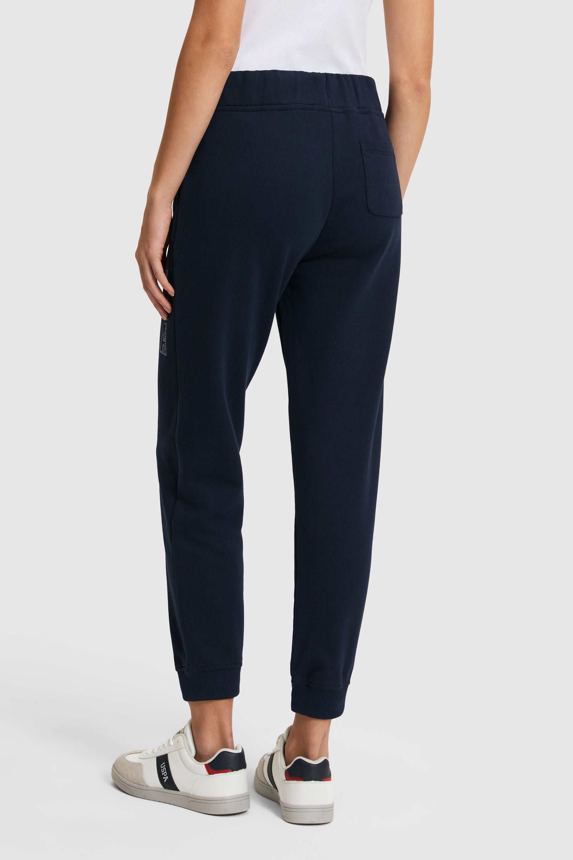 Pantaloni Sport Dama Bleumarin Cu Logo USPA