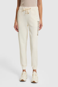 Pantaloni sport albi de damă