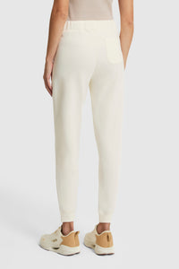 Pantaloni sport albi de damă