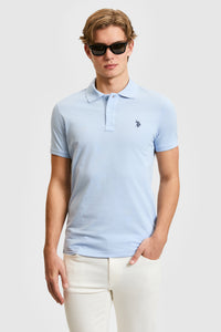 Tricou Polo Barbat Albastru Deschis