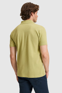 Tricou Polo Bărbați Verde Fistic Cu Logo Discret
