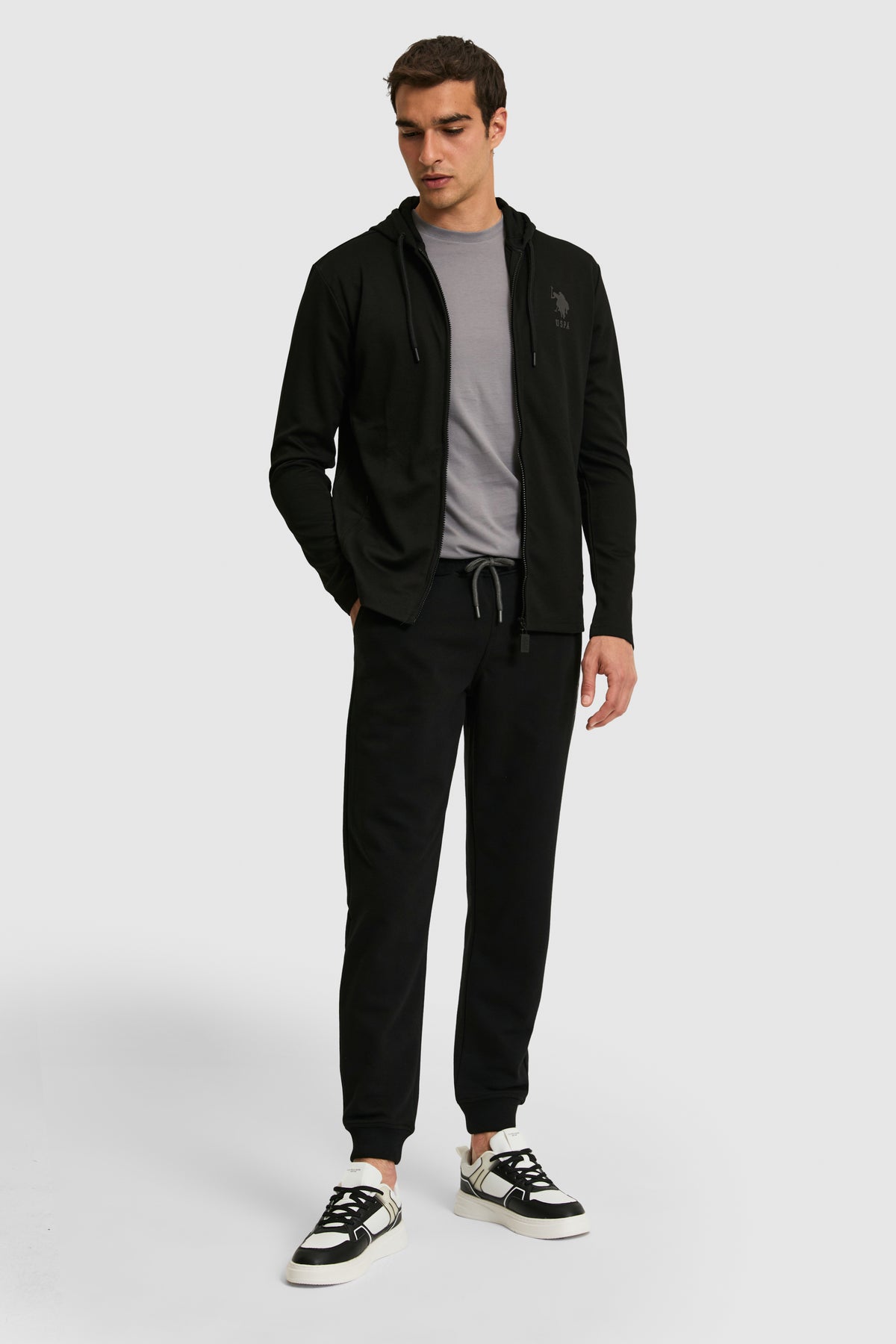 Pantaloni Sport Barbat Negru