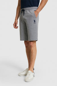 Pantaloni Scurți Gri Din Bumbac Cu Talie Ajustabila