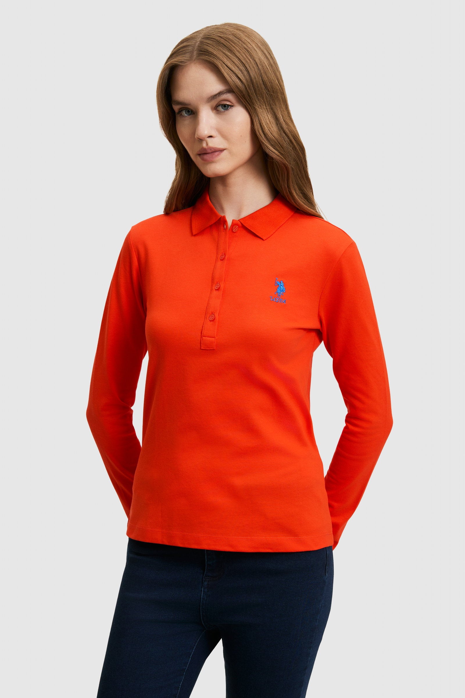 Bluză Polo cu Imprimeu Logo