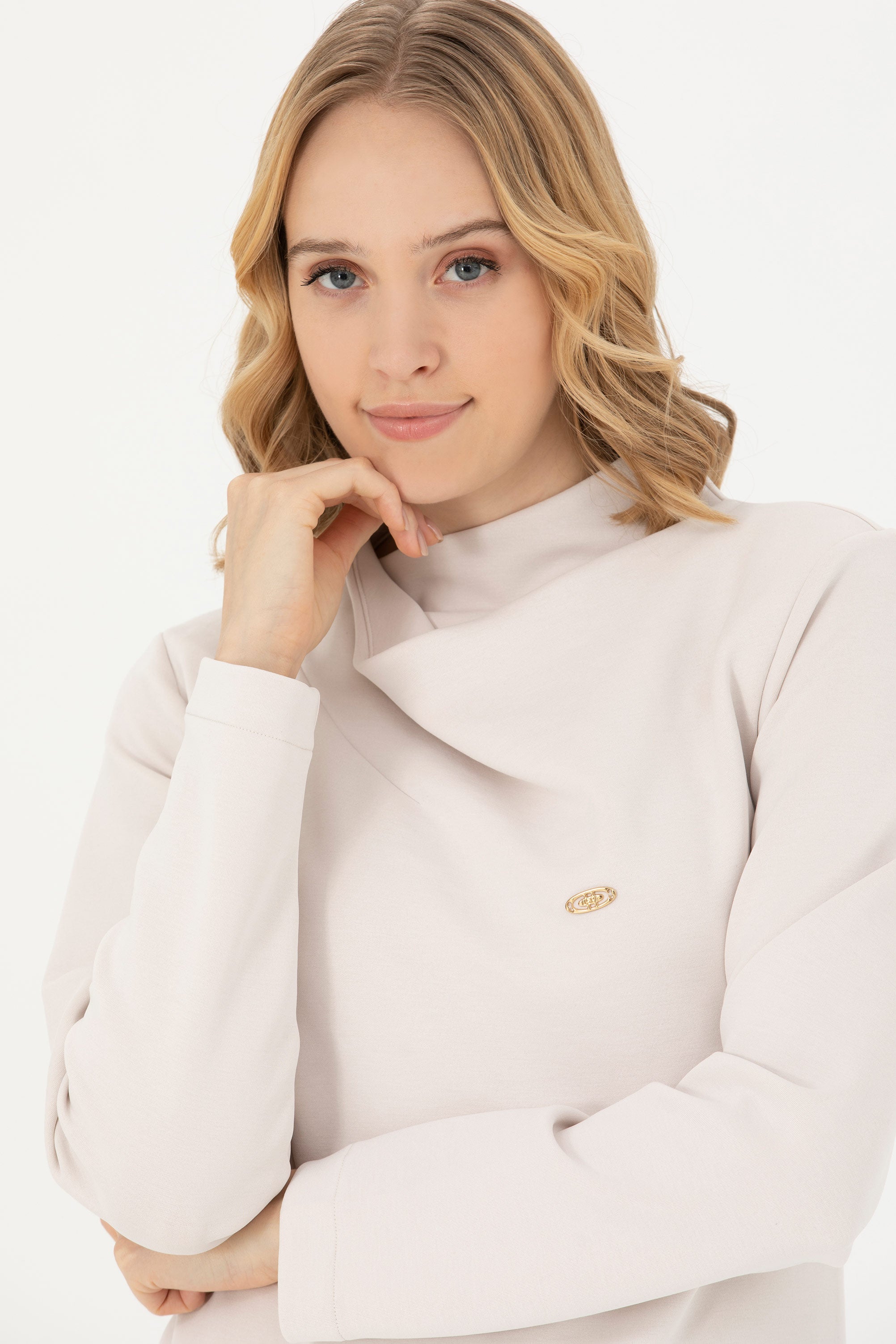 Bluză Dama Bej Deschis