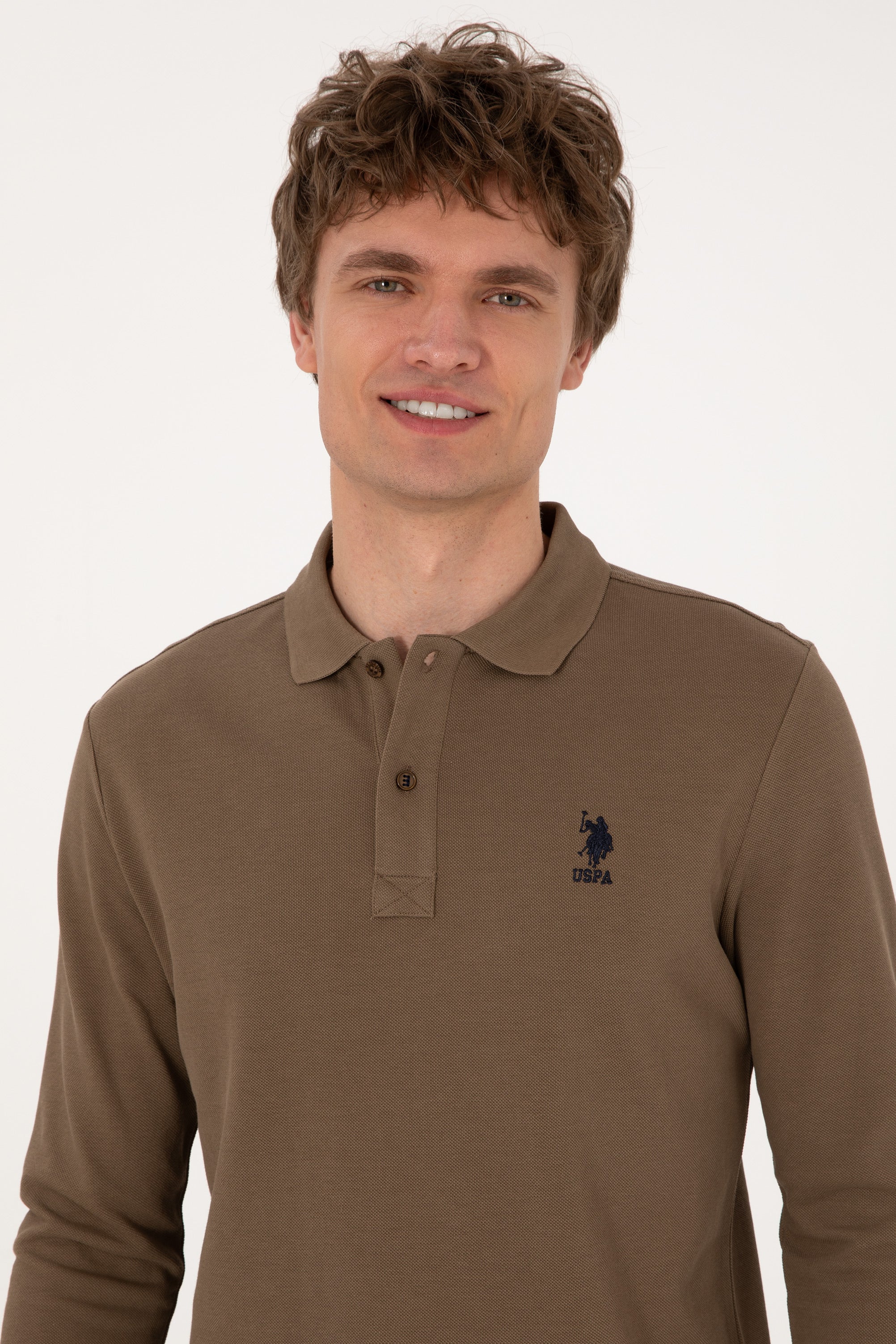 Bluza Polo Barbat Cu Logo Brodat