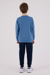 Set 2 Piese Bluza Sport si Pantaloni Lungi cu Imprimeu Logo