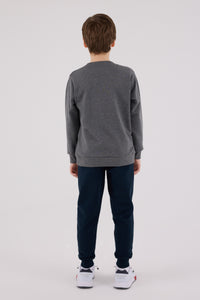 Set 2 Piese Bluza Sport si Pantaloni Lungi cu Imprimeu Logo