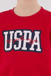 Set 2 Piese Bluza Sport si Pantaloni Lungi cu Imprimeu Logo