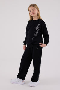 Set de Pantaloni si Bluza cu Croiala Lejera - 2 Piese