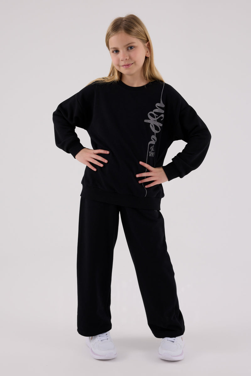 Set de Pantaloni si Bluza cu Croiala Lejera - 2 Piese