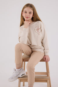 Set 2 Piese Pentru Fete Bej