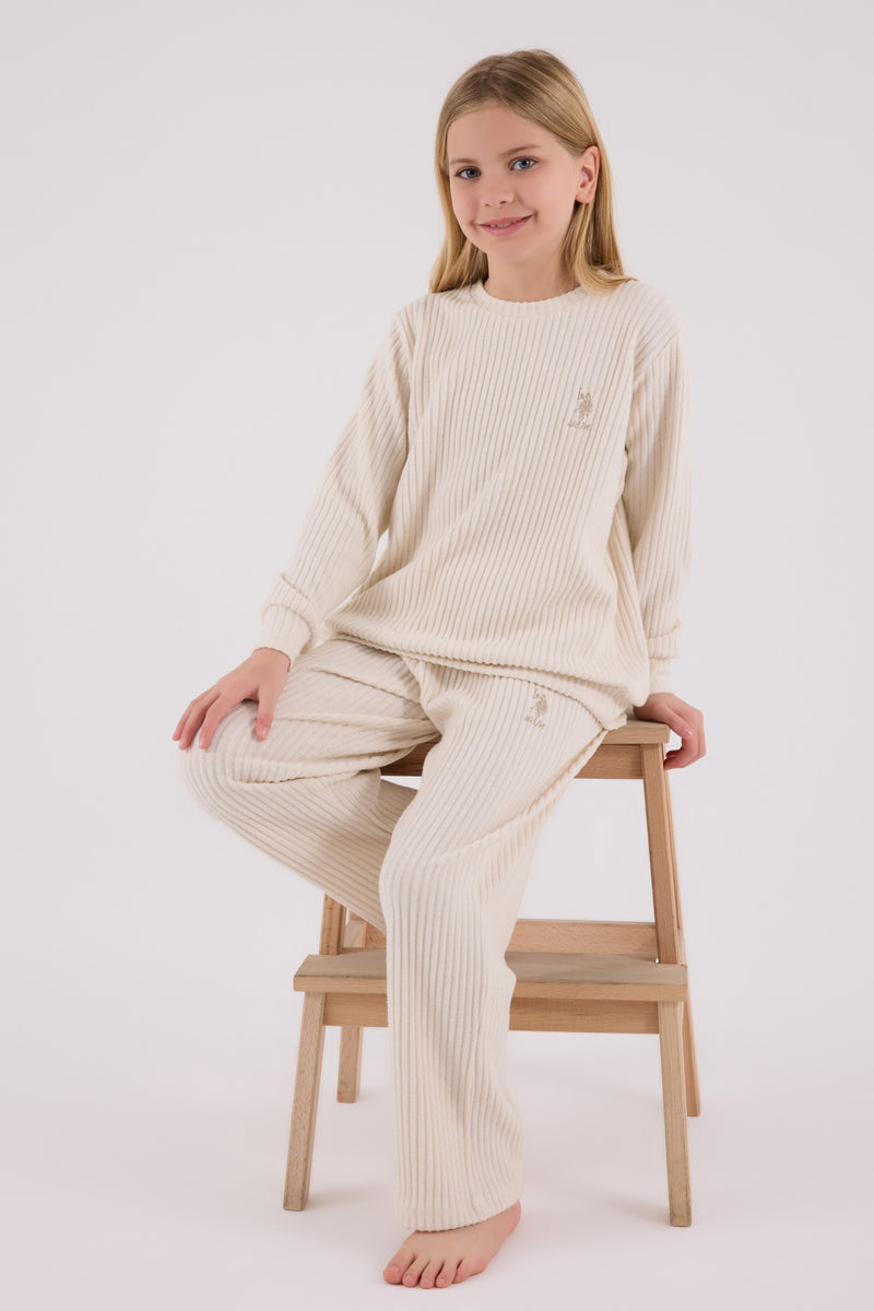 Set de Pantaloni si Bluza cu Croiala Lejera - 2 Piese