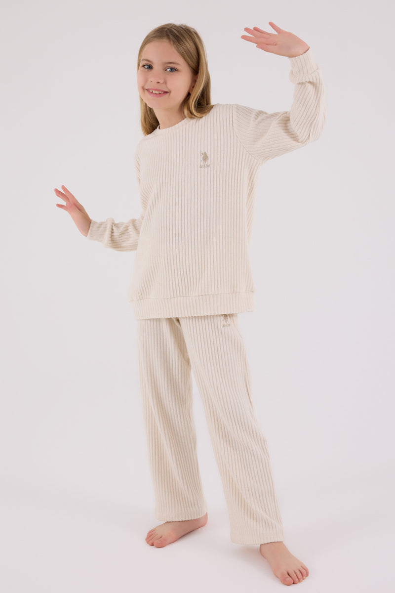 Set de Pantaloni si Bluza cu Croiala Lejera - 2 Piese