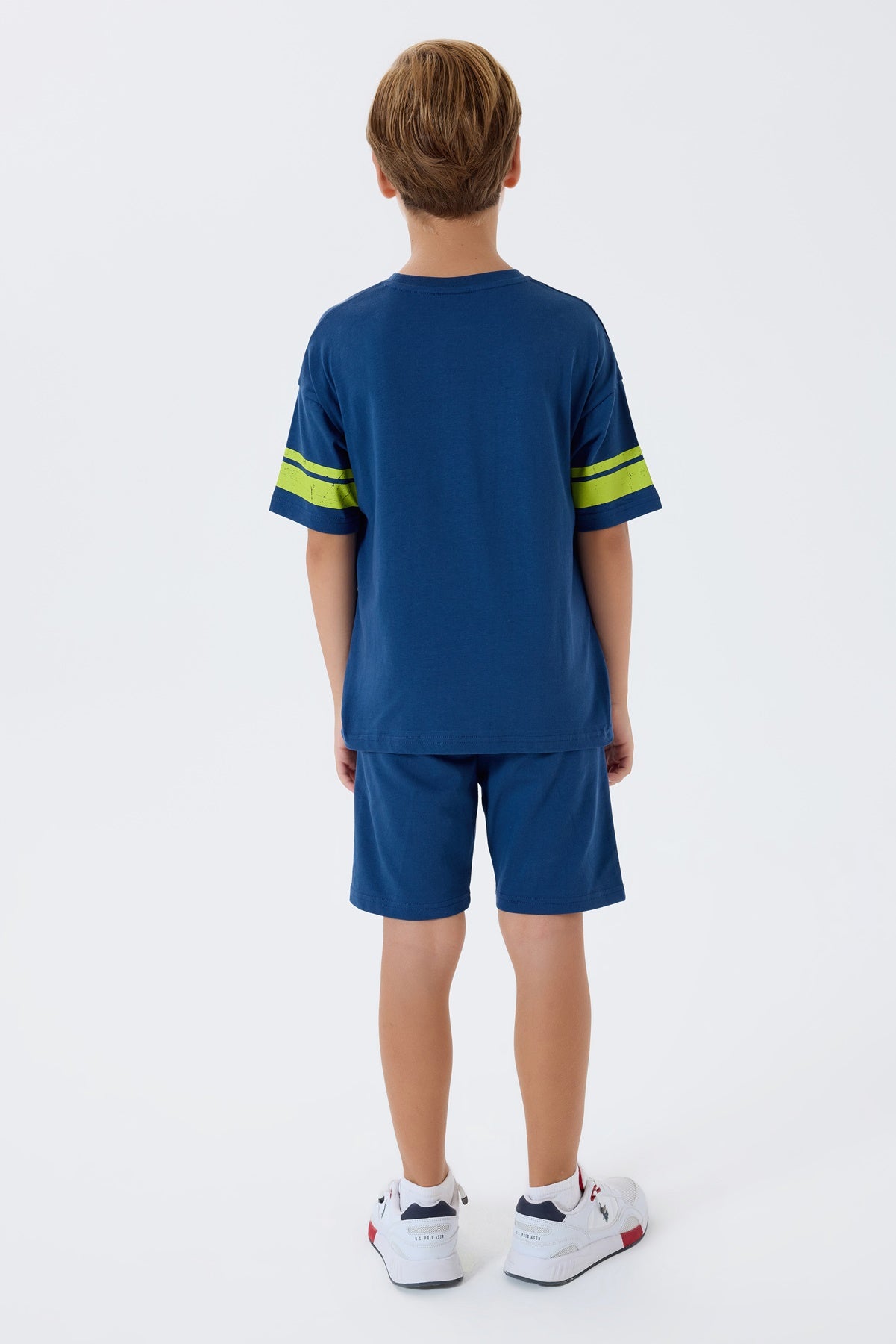 Set 2 Piese Băieți - Tricou Și Pantaloni Scurți Indigo