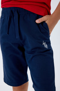 Set 2 Piese Băieți - Tricou Roșu Și Pantaloni Scurți Bleumarin