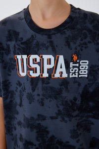 Set 2 Piese Băieți - Tricou Oversize Și Pantaloni Scurți Gri Antracit Cu Print Logo