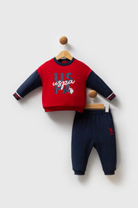 Set de Pantaloni si Bluza cu Imprimeu Logo