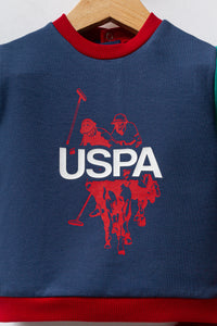 Set de Pantaloni si Bluza cu Imprimeu Logo