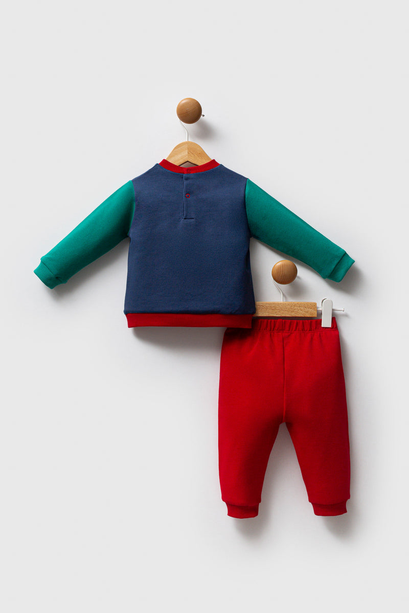 Set de Pantaloni si Bluza cu Imprimeu Logo