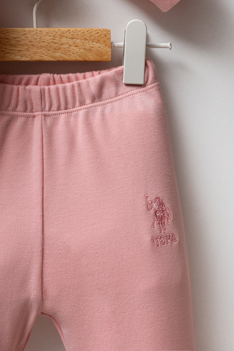 Set 3 Piese Fetita cu Imprimeu Inimioare