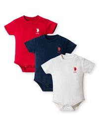 Set Body Bumbac 3 Piese cu Logo