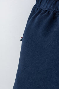 Set 2 Piese Băiețel Tricou Polo Roșu Și Pantaloni Scurți Bleumarin Cu Logo Colorat