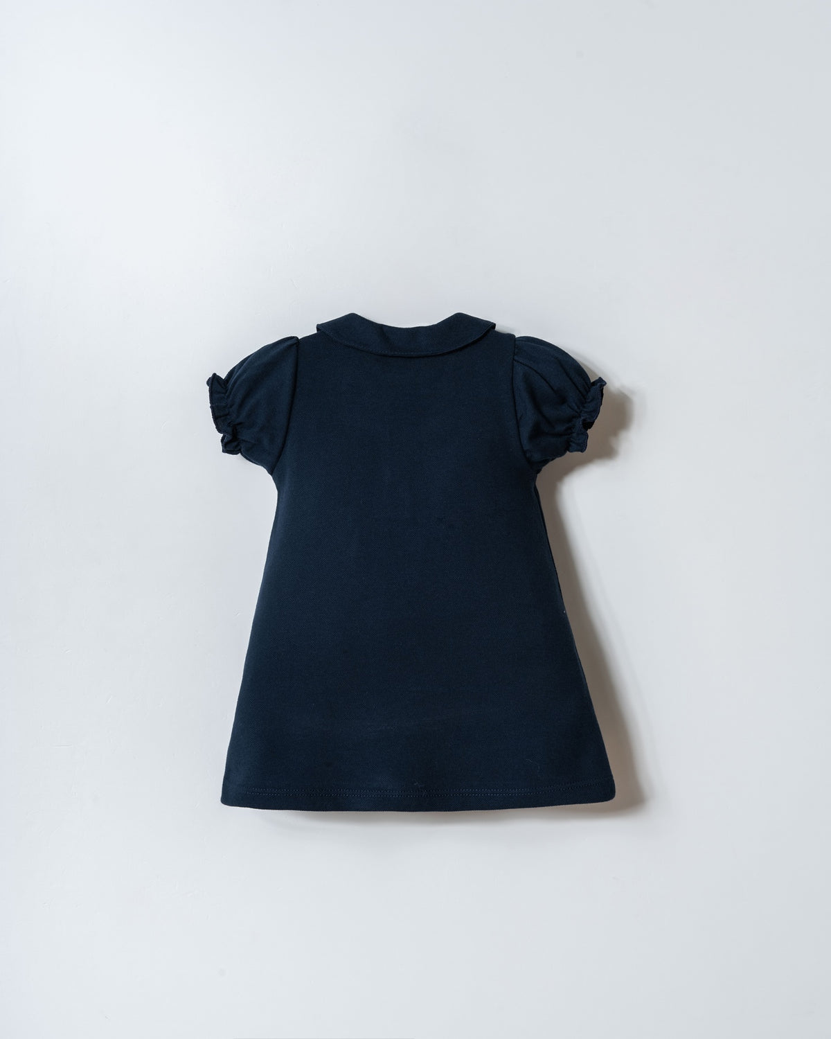 Rochie Polo Bleumarin Din Material Pique Cu Logo Brodat