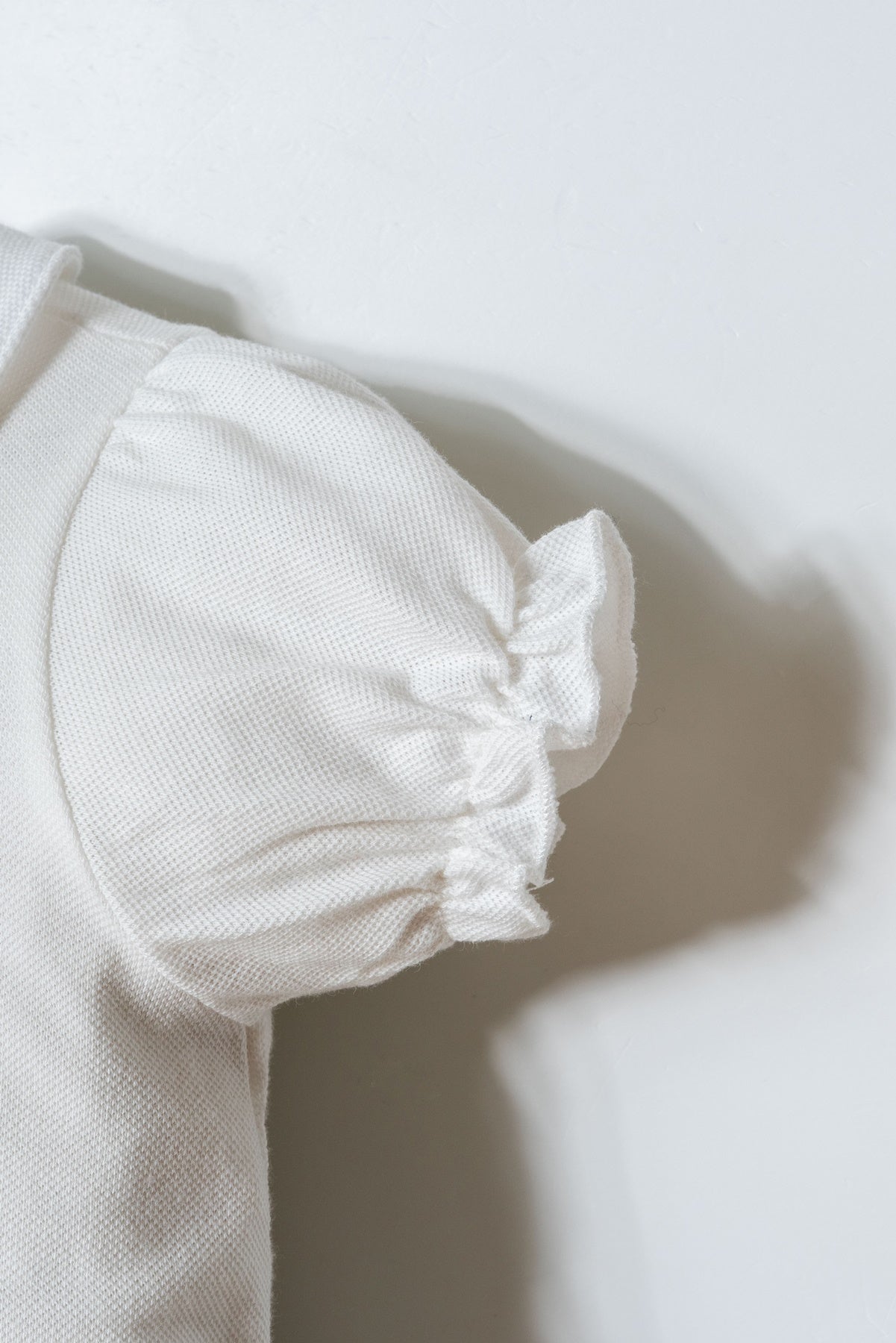 Rochie Polo Alb Din Material Pique Cu Logo Brodat