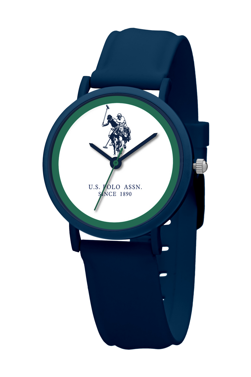 Ceas Unisex cu Logo si Curea de Silicon