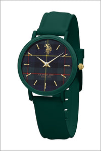 Ceas Unisex Verde cu Curea din Silicon