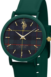 Ceas Unisex Verde cu Curea din Silicon