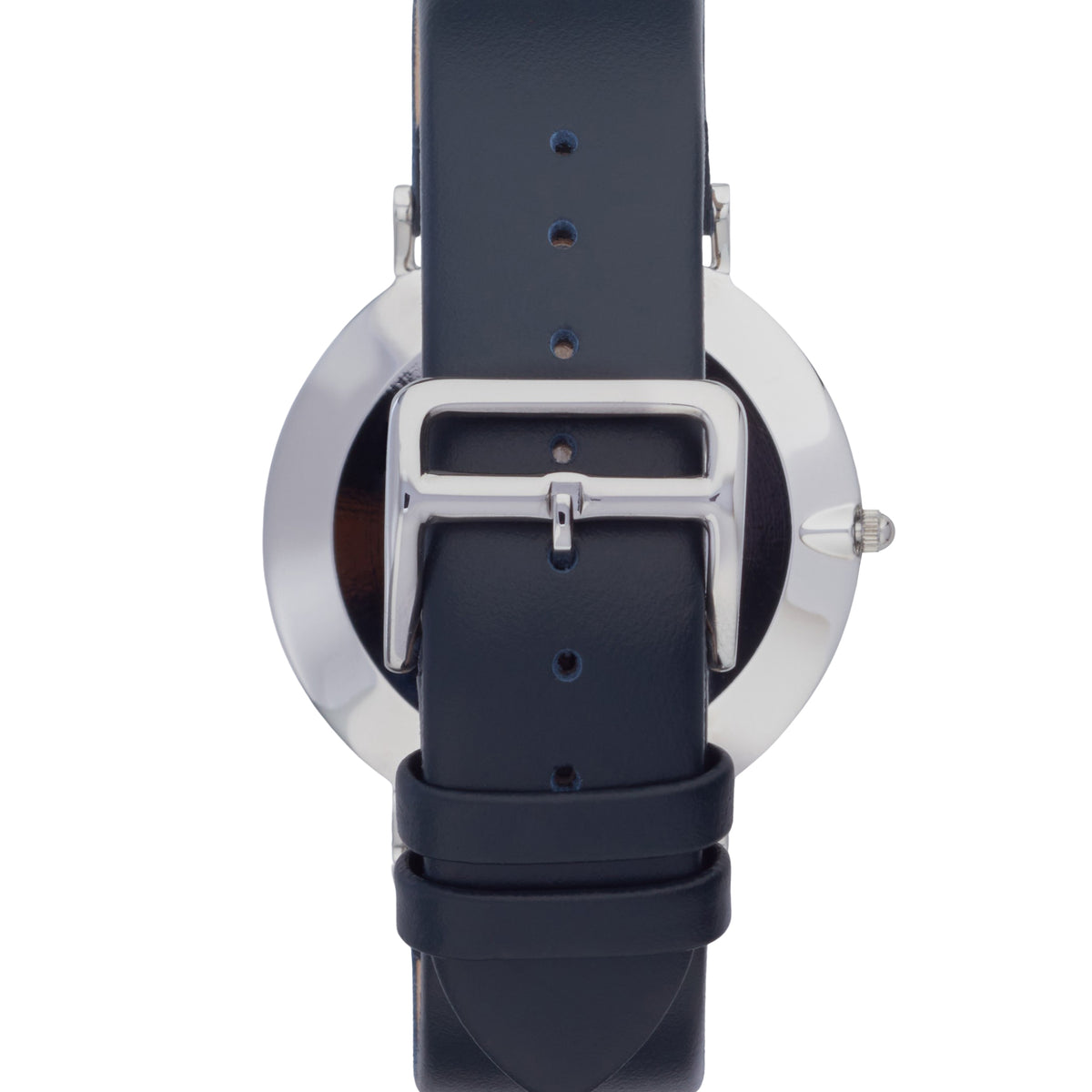 Ceas Analog din Otel Inoxidabil cu Curea din Piele Naturala