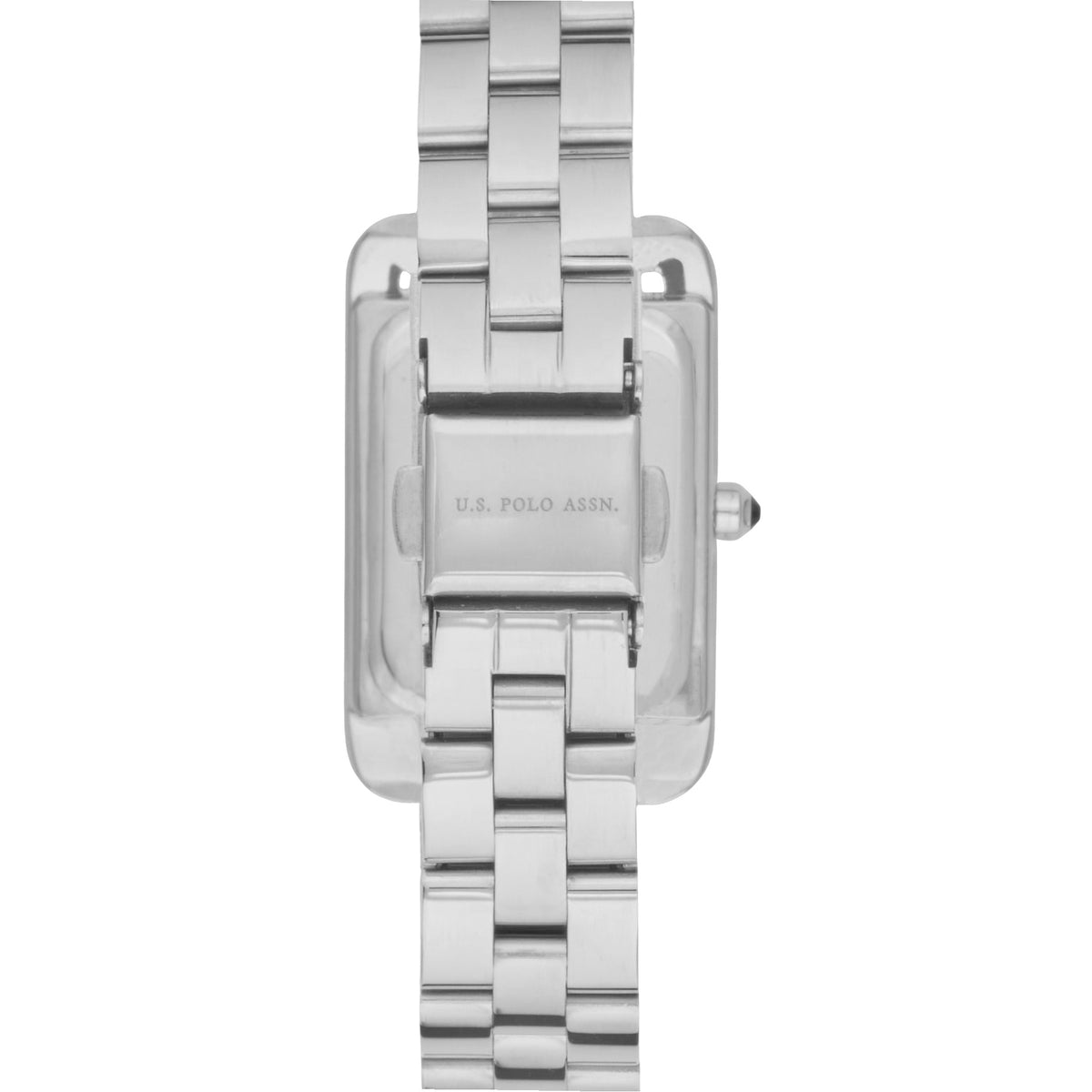 Ceas analog dreptunghiular cu bretara metalica