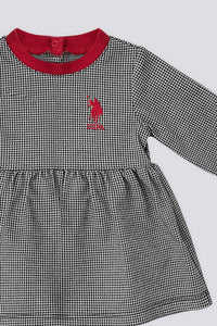 Set de rochie evazata si bentita, Negru