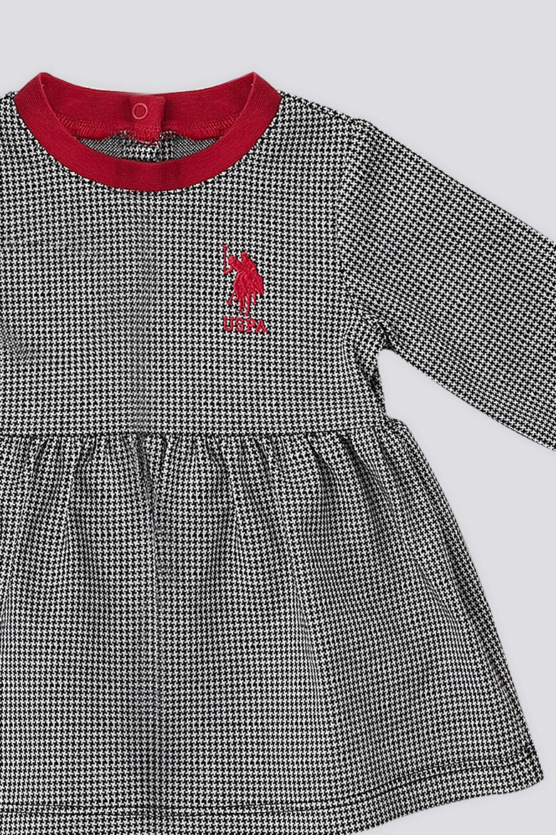 Set de rochie evazata si bentita, Negru