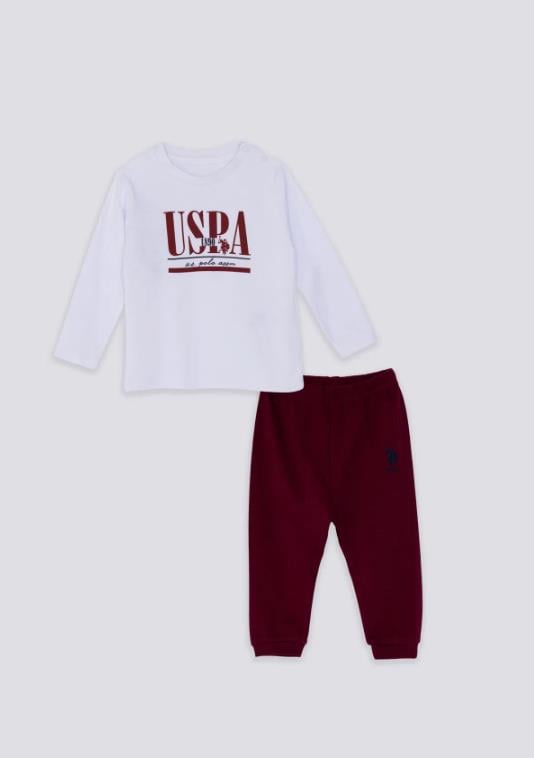 Set 2 piese Baietel cu Imprimeu Logo